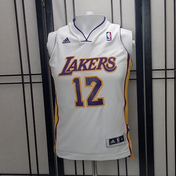 LOS ANGELES LAKERS HOWARD #12 NBA Basketball adidas Swingman Jersey  MEDIUM.✔️A1 - Picture 16 of 16